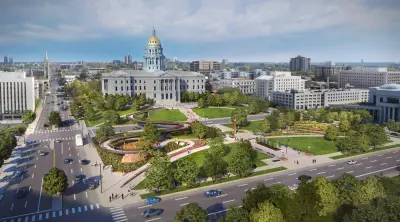 PHOTOS: First images show Denver pedestrian walkway, bridge to connect Capitol, Lincoln Veterans Memorial Park