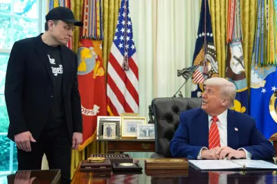 Trump gives Elon Musk an Oval Office sendoff