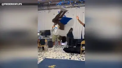 US Olympic medalist breaks world record for backflips in 24 hours