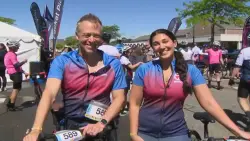 7NEWS team members taking part in Best Buddies Challenge